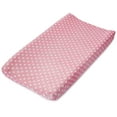 thumbnail image 2 of Summer Infant Velboa Dotted Ultra Plush Changing Pad Cover, Stain Resistant, Pink, 2 of 8