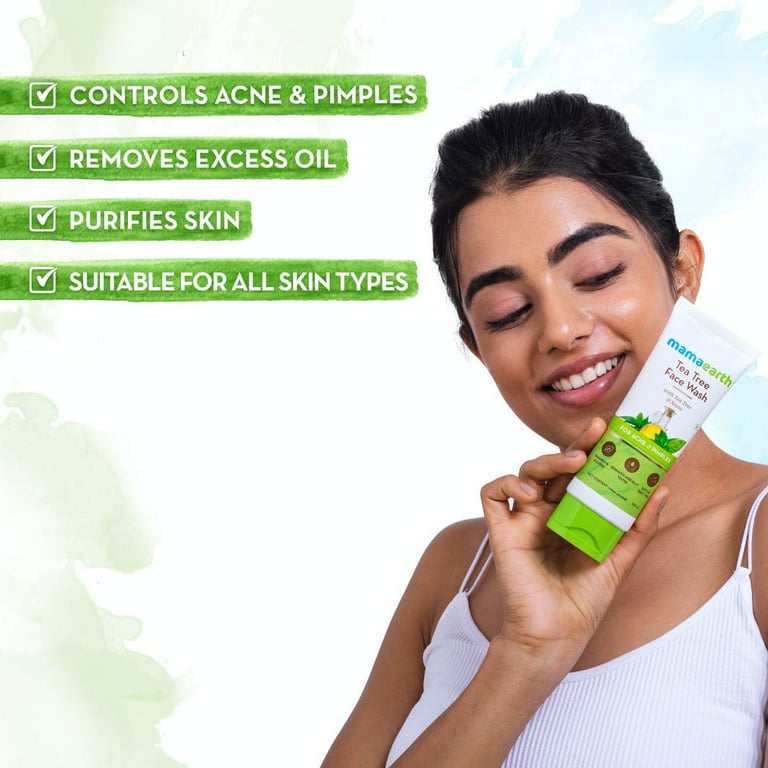 Mamaearth tea tree face wash deals