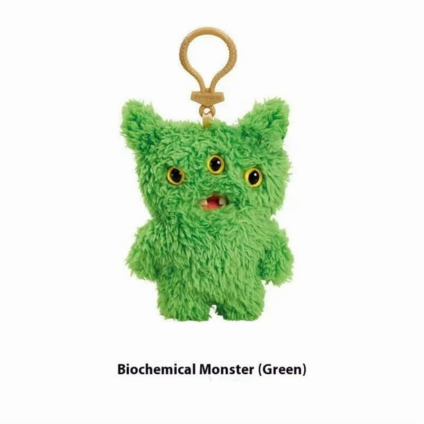 Keychain Crochet Animals Keychain,Funny Ugly Monster,Collectible(Keychain -Biochemical Monster (Green)
