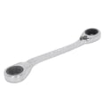 thumbnail image 3 of Llave De Doble Punta, Llave De Trinquete Acero Al Cromo Vanadio 72 Dientes Cabeza Giratoria De 180 Grados Liberación Rápida Para Taller Para El Hogar, 3 of 7