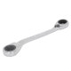 thumbnail image 3 of Llave De Doble Punta, Llave De Trinquete Acero Al Cromo Vanadio 72 Dientes Cabeza Giratoria De 180 Grados Liberación Rápida Para Taller Para El Hogar, 3 of 7