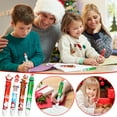 thumbnail image 7 of Multi Color Ballpoint Pen, 10 Ink Colors, Multi Color Press Pen with Christmas Designs, Retractable, Smooth Writing, Gift Set, 7 of 7