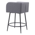 thumbnail image 5 of Horbat Collection Counter Stool Gray, 5 of 5
