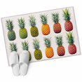 thumbnail image 6 of Gradient Pineapple Bathroom Rug Washable 2x3 Entryway Rug Non Slip Watercolor Modern Fruit Front Door Mat Low Pile Indoor Doormat Throw Floor Carpet for Kitchen Bedroom Entrance, 6 of 8