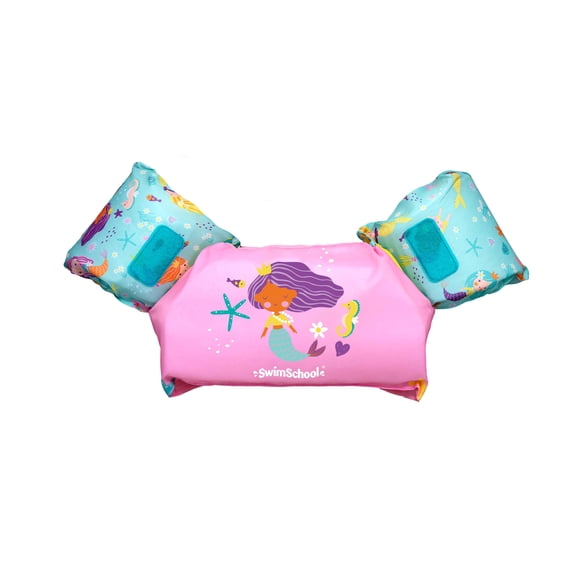 SwimSchool Pink Mermaid Grow-with-Me Swim Trainer, Unisex