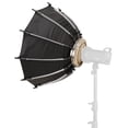 thumbnail image 3 of Parabolic Softbox, Folding Umbrella Softbox Compatible with Universal Bowen Mount, Portable Soft Lighting Diffuser with Nylon Bag for Studio Portrait Photography, 3 of 7