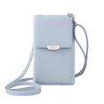 thumbnail image 1 of Womens Wallet Bag Leather Handbag(Blue), 1 of 5