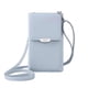 thumbnail image 1 of Womens Wallet Bag Leather Handbag(Blue), 1 of 5