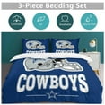 thumbnail image 3 of Football Cowboys Set Duvet Cover Themed Multicolor Polyester Bedding Set Duvet Cover for Queen Size, 3 of 6