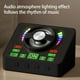 thumbnail image 4 of Altavoz Bluetooth, sistema de altavoces portátil Bluetooth 5.3 con 1 micrófono inalámbrico para karaoke en casa o en familia., 4 of 8