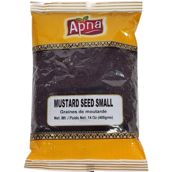 Apna - Mustard Seed (Small) - 400g - 1ct - Sharp, Pungent & Aromatic (1ct)