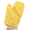 thumbnail image 5 of IBASETOY 1 Pair of Microwave Mitts Heat Resistant Cotton Oven Mittens for Cooking Tasks, 5 of 5