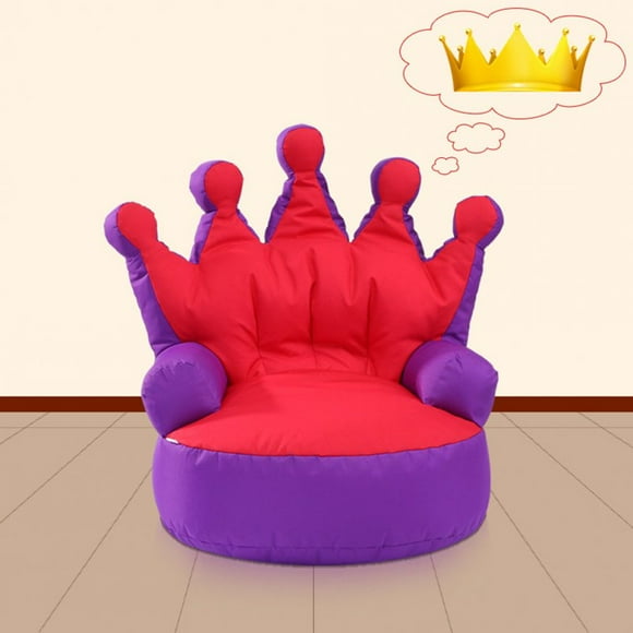 Soft Bean Bag Chair Bag Cover Stuffed Foam Filled Furniture Accessories for Dorm Room purple