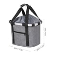 thumbnail image 3 of Tignapoo Aluminum Alloy Bicycle Basket for Mountain Bikes - Quick Release Front Carrier Bag with Pet Compartment, Multiple Colors Available, Adjustable Handlebar Fit, 3 of 6
