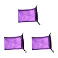 thumbnail image 4 of Transemion Dive Swimming Drawstring Mesh Bag Storage for Gear Diving Snorkel Purple 9 Inch x 6.5 Inch 3Set, 4 of 6