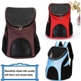 thumbnail image 5 of RedMochila transportadora para mascotas, mochila para perros fácil de instalar, bolsa pequeña ajustable para senderismo, para cachorros, conejillos de indias, conejos y gatos, colo, 5 of 5