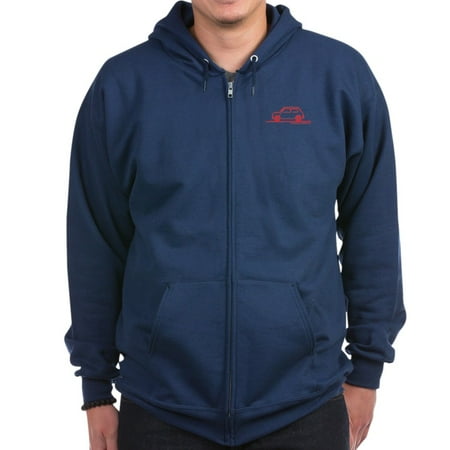 Miami Zip - CafePress - Classic Mini Cooper - Zip Hoodie, Classic Hooded Sweatshirt with Metal Zipper
