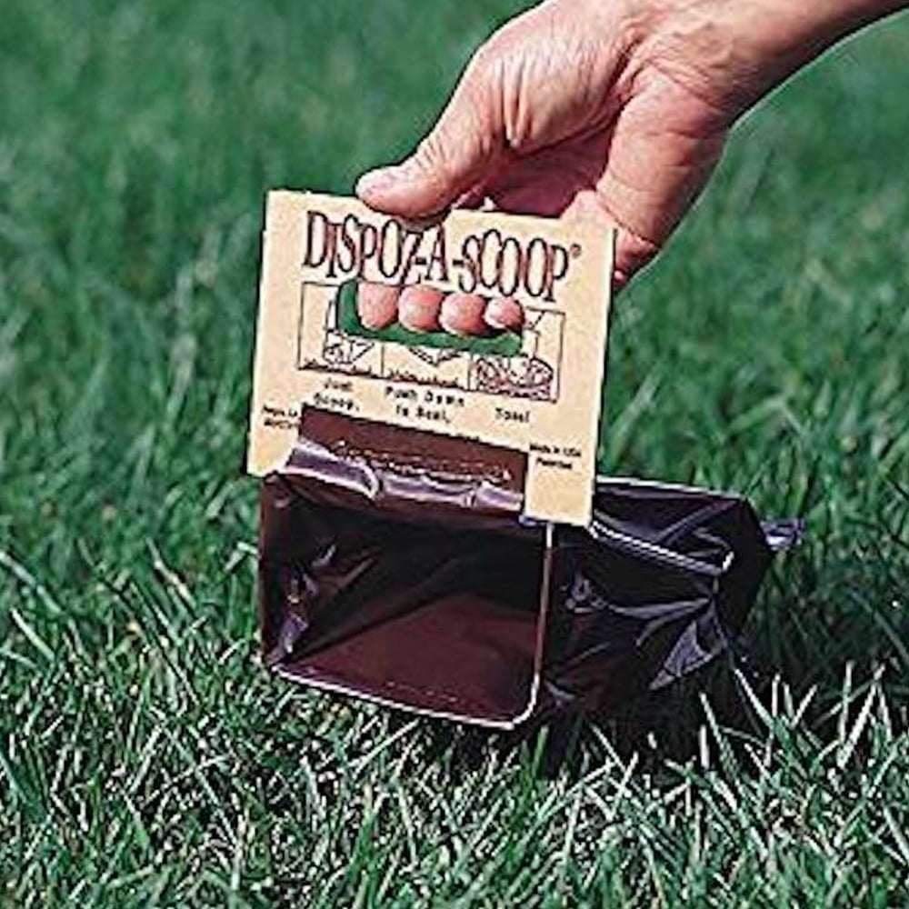 ASOTV -Dispoz-a-Scoop Bags Pet Litter Self-Sealing Odor-Free Airtight for Dogs/Cat - Black 48 Count