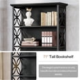 thumbnail image 6 of Tribesigns 71" Tall Bookshelf Set of 2, 6-Tier Industrial Bookcase with Metal Frame, Freestanding Open Storage Shelves for Home Office, 6 of 7