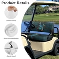 thumbnail image 6 of Jeiento Tree Frog Golf Cart Seat Covers with Golf Cart Backrest Cover Heavy Duty Golf Cart Seat Covers Boho Mandala Club Car Universal Golf Cart Seat Towel, 6 of 7