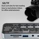 thumbnail image 4 of HD+USBx4+RJ45+AUX+PD+SD/TF Dock Station Hub para teléfono móvil Laptop Expander Hub Kuymtek Para estrenar, 4 of 9