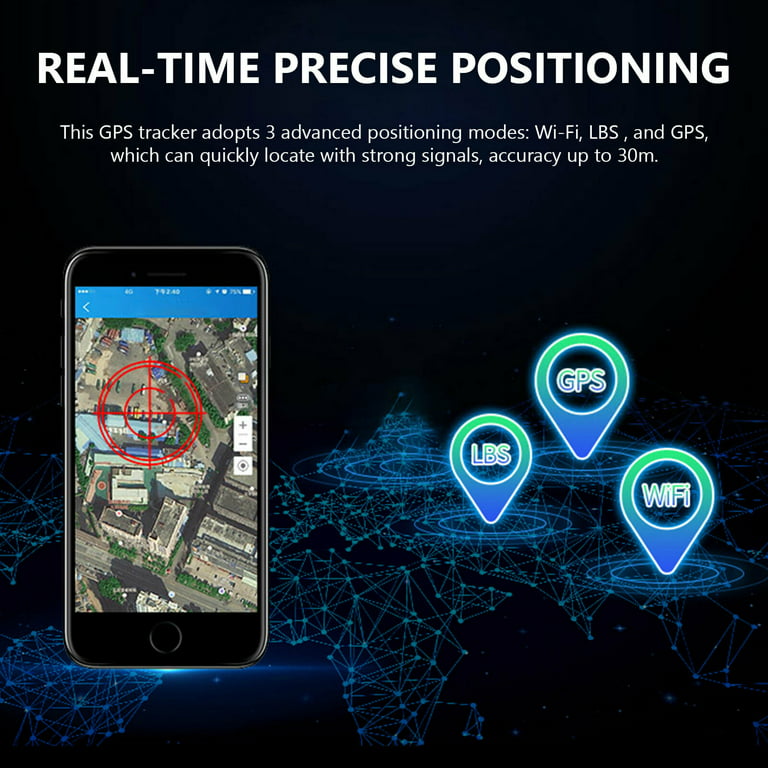 Mini GPS Tracker in Car mobile phone APP Real-time Positioning GPS