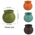 thumbnail image 2 of Cuerda De Cáñamo Maceta Para Flores Suculentas Maceta De Cerámica Para Colgar En La Pared Maceta Para Colgar En La Pared Decoración Para El Hogar Y La Oficina Yuarrent HA034616-00, 2 of 6