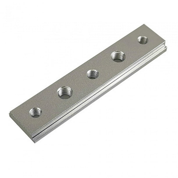 Barra deslizante de ranura de aleación de aluminio para enrutador de sierra de mesa, ajustable, uso duradero para 100 mm
