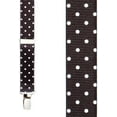 thumbnail image 2 of SuspenderStore Polka Dot Suspenders - 1-Inch Wide Elastic - Clip - 2 Sizes, 2 of 4