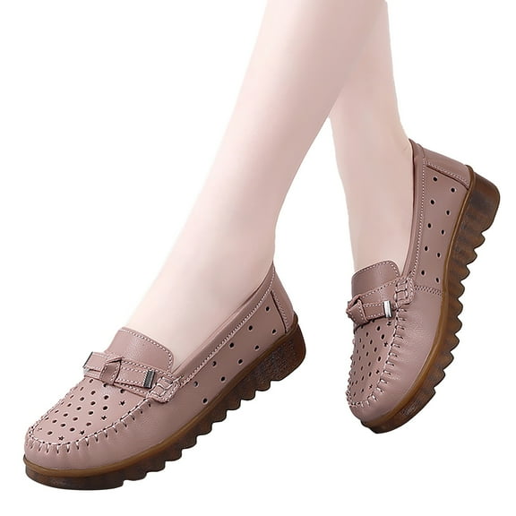 Oyedens Slip on Penny Loafers for Women Walking Shoes Comfortable Casual Work Driving Loafer Shoes