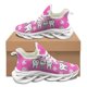 thumbnail image 1 of Zapatillas deportivas con diseño de dientes de dibujos animados, ligeras y transpirables, con cordones, para mujer, tenis al aire libre, 1 of 6