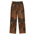 thumbnail image 2 of FORMRS Kids Pajama Pants with Pockets Size 9-10Y Boys Lounge Sleep Bottoms, Abstract Tribal Pattern, 2 of 8