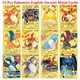 thumbnail image 2 of 6-12 Pcs/Set English Version Metal Card Pikachu Anime Figure Battle Carte Trading Pocket Monster Cards Model Toy Gifts, 2 of 5