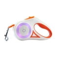 thumbnail image 1 of Dog Walking Leash, Prevent Slip LED Colorful Light LED Retractable Pet Leash Easy Control Even Force  For Outdoor For Puppy, 1 of 8