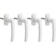 thumbnail image 1 of Vitt fönsterhandtag, 4 delar universal fönsterhandtag, aluminium fönsterhandtag passar vänster, 1 of 5