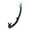 Black/Energy Green, variant on TUSA Hyperdry Elite II Energy Green Scuba Diving Snorkel (SP-0101-EG)