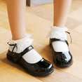 thumbnail image 3 of Toddler Shoes - Girls Sneakers for Everyday Use Performances and Weddings and Stylish Footwear for Girls - Girls Shoes,Kids Shoes,Baby Shoes,Color:Black2,Size:14.5-15 Years, 3 of 8