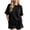 #-Black, variant on CAZOFW Pajamas for Women,Short Sleeve Top Shorts Set,Soft Lounge Sleepwear Casual Pjs Sizes M-2X