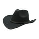 thumbnail image 2 of Sombrero de vaquero elegante sombrero de para la fiesta de la fiesta del festival de cosplay mujeres hombres Negro, 2 of 8