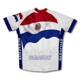 thumbnail image 2 of Paraguay Flag Short Sleeve Cycling Jersey  for Men - Size XL, 2 of 3