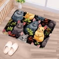 thumbnail image 5 of Animal Machine Washable Non-Slip Polyester Floor Mat Door Mat Kitchen Mat, 5 of 6