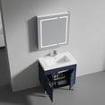 thumbnail image 3 of 36" Freestanding Bathroom Vanity with Sink & Mirror & Medicine Cabinet - Chrome Hardware - Navy Blue, 3 of 9