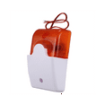 thumbnail image 3 of 2X Mini Wired Strobe Warning Siren Durable DC 12V Sound Alarm Flashing Light Sound Siren Horn Home Security Alarm System, 3 of 7