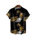 thumbnail image 3 of Camisa hawaiana holgada a la moda para hombre, camisa informal con estampado colorido para fiesta en la playa, manga corta, talla grande 5XL, 3 of 5