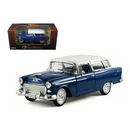 - 1955 Chevrolet Nomad Blue 1/32 Diecast Car Model by Arko Products