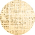 thumbnail image 1 of Ahgly Company Indoor Round Solid Brown Modern Area Rugs, 6' Round, 1 of 4