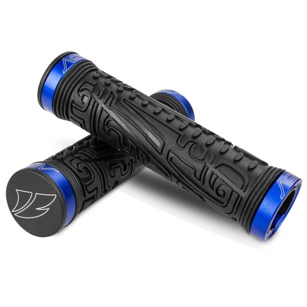BV Bike Handlebar Grips, Double Lockon Bicycle Grip Handle Bar End