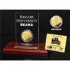 NCAA Acrylic Display by The Highland Mint, Gold Coin - Baylor Bears