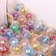 thumbnail image 1 of Decoración de la sala de bodas, globo de lentejuelas de 12 pulgadas, decoración de fiesta de cumpleaños de oro rosa dorado, globo de lentejuelas de papel de aluminio, 1 of 3