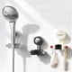 thumbnail image 1 of Soporte de ducha ajustable con ventosa | Portaequipajes de pared para ducha de mano | Instalación de plástico resistente sin taladro | Rotación de 360° | Encaja en baldosas cerámicas, vidrio, metal, 1 of 5